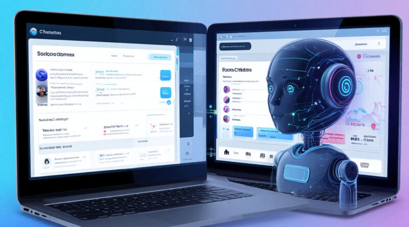 Chatbot IA en action dans une entreprise en 2025